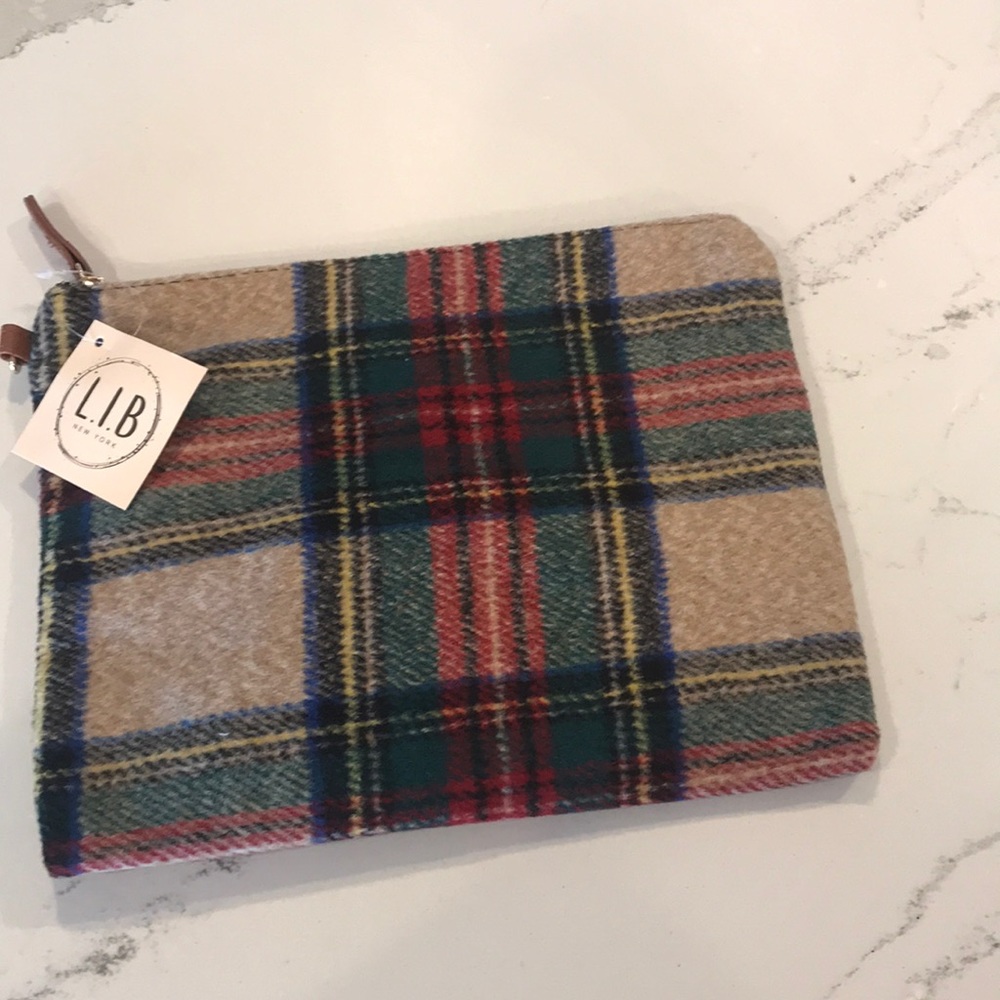 Plaid clutch